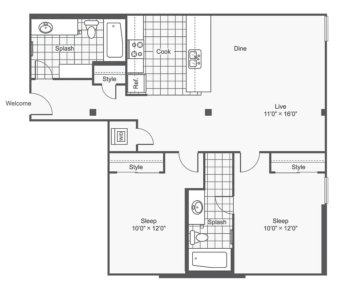 Floor plan Starlight