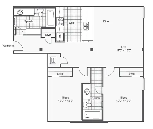 Floor plan Starlight