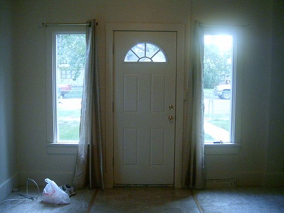Unit B Entry in Living Room