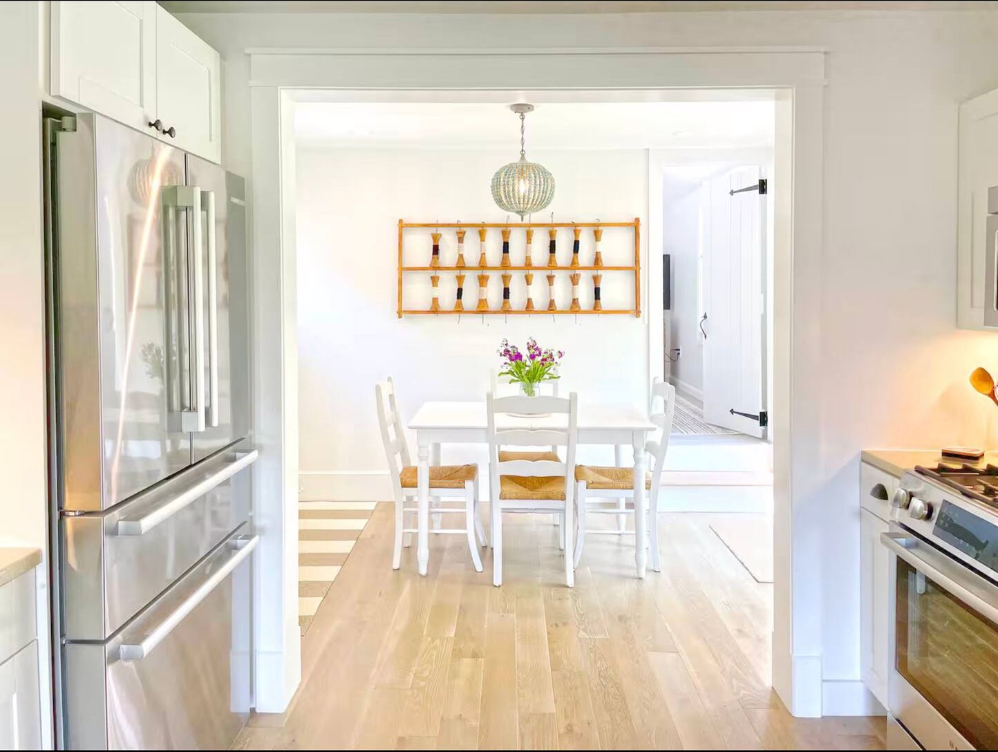kitchen and dining room