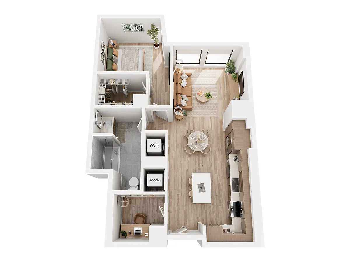 Floor plan A6 + Study