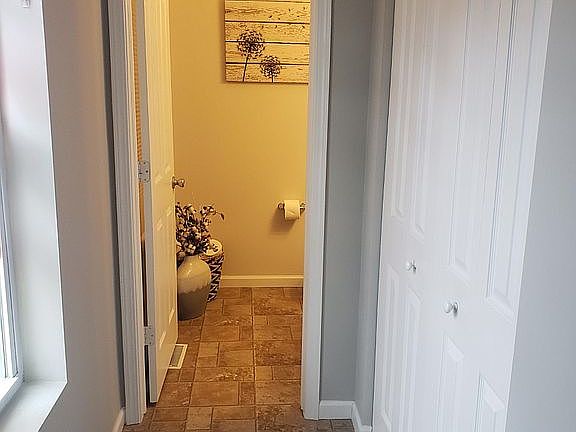 Main floor half bathroom