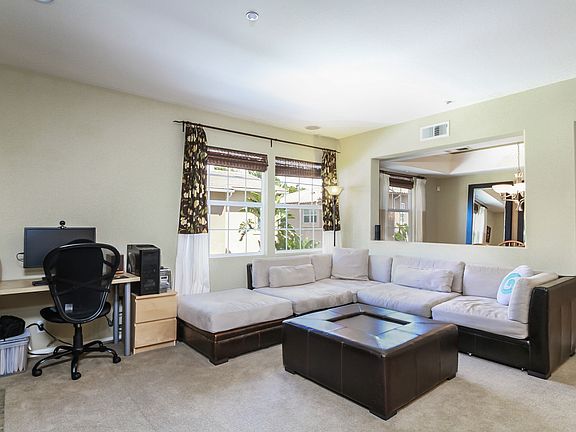 Living room looks in dining