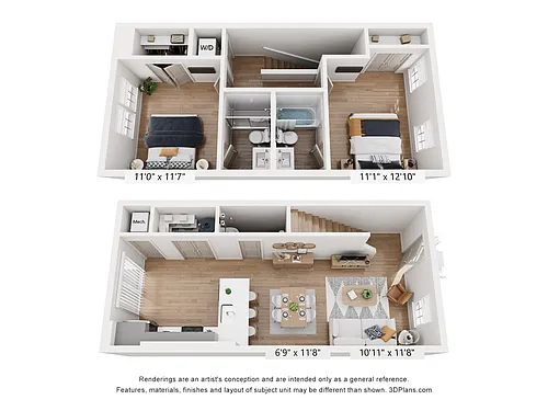 Floor plan Ashton Townhome - BCIII