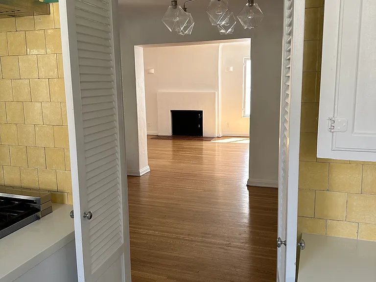 View from kitchen