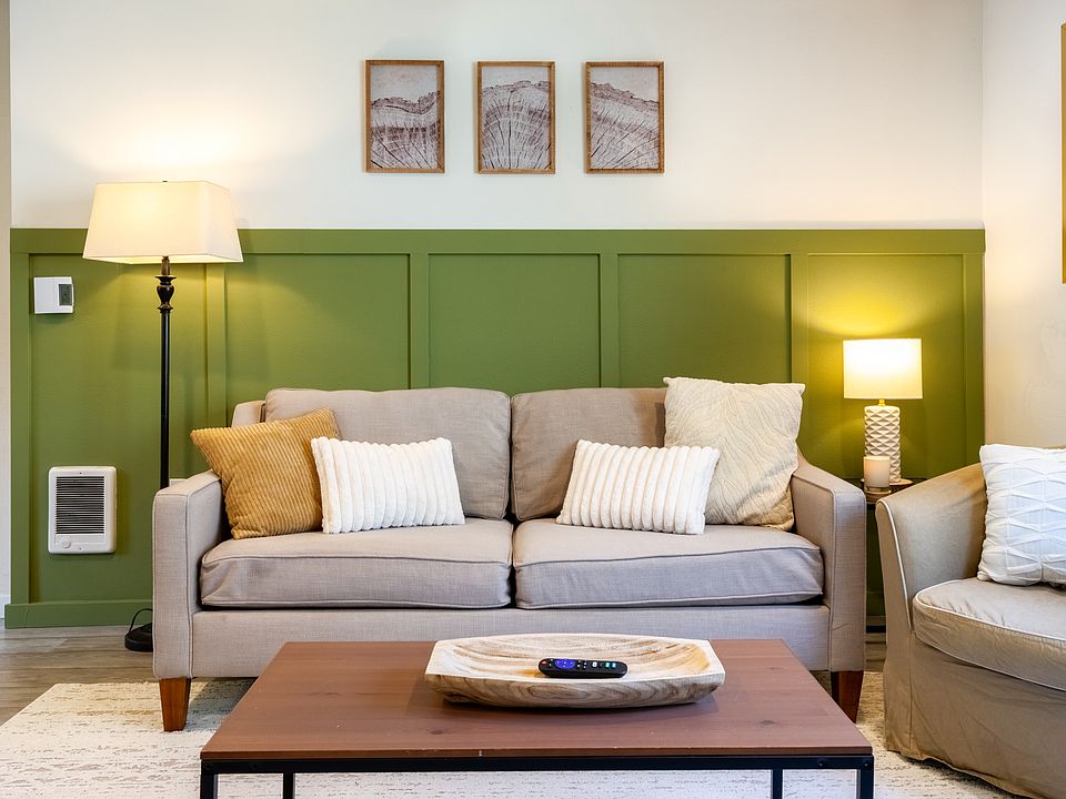 Living Room, Love seat sofa, sofa chair, coffee table