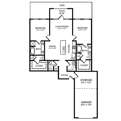 Floor plan E2