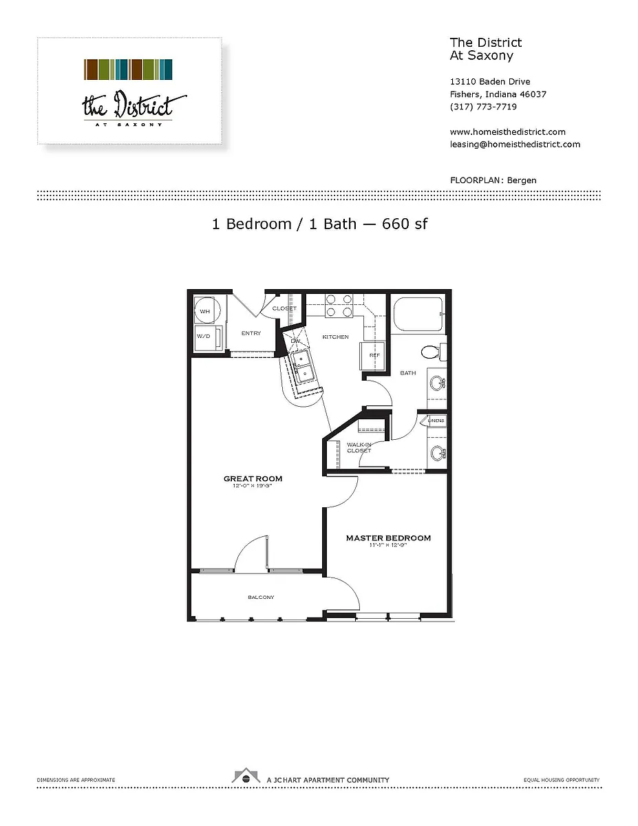 Floor plan Bergen 1.1