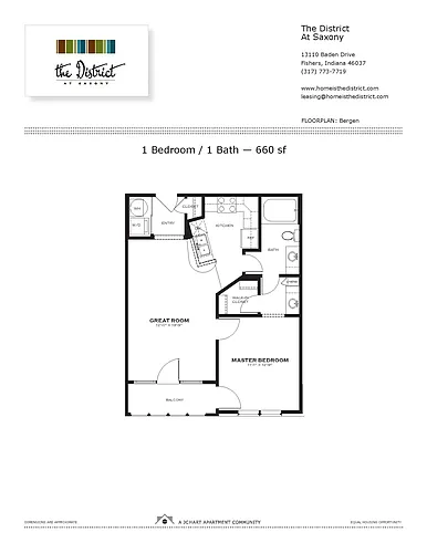 Floor plan Bergen 1.1
