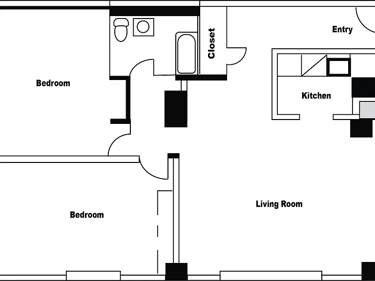 Two Bedroom One Bath Ws