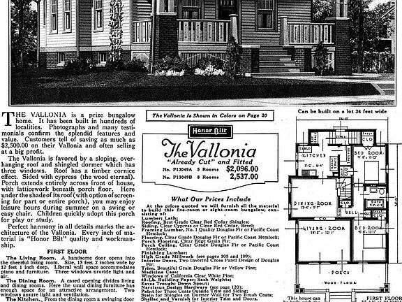 Sears home layout reversed 1stfloor
