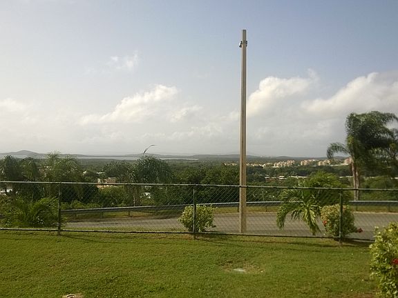 View from the apartment and garden