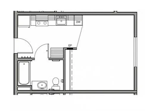 Floor plan Studio