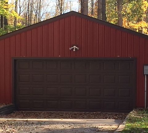 2 Stall Garage, work area