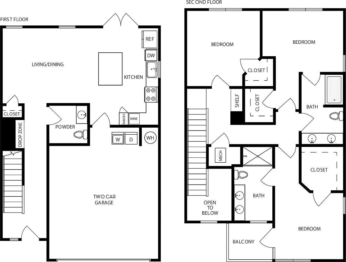 Floor plan TH-301