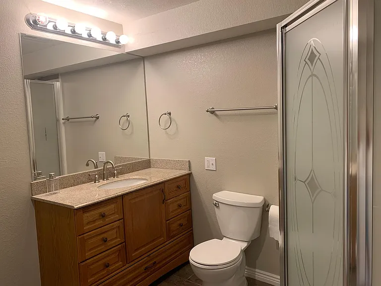 full bath in finished basement