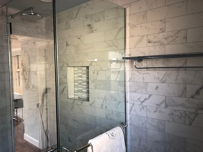 Custom shower glass