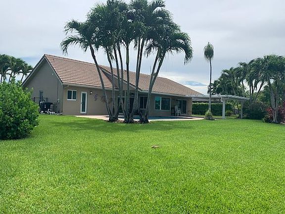 Large fenced in backyard