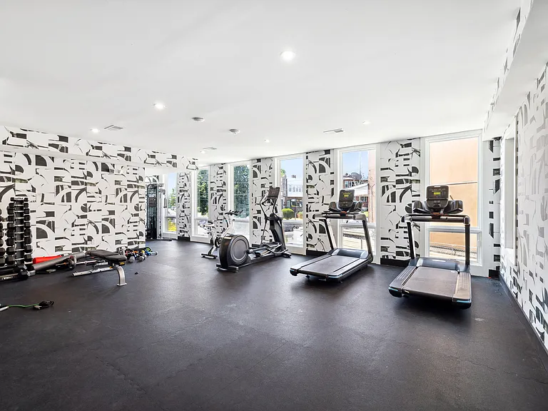 Gym is on the second floor!