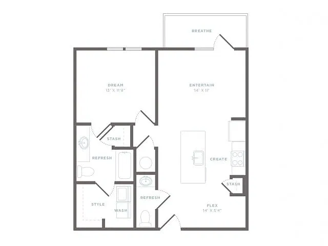 Floor plan A2 - Abbey