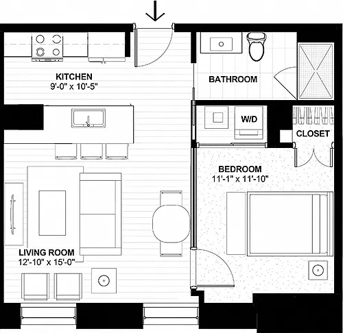 Floor plan Suite Style H1