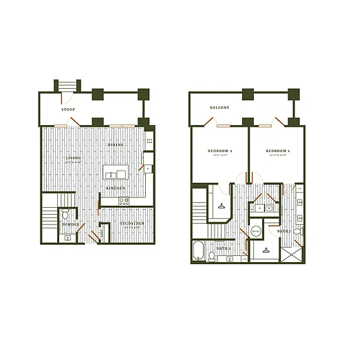 Floor plan Washington Townhome