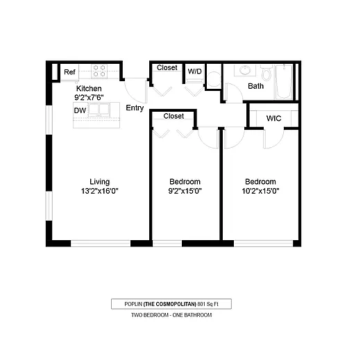 Floor plan Poplin