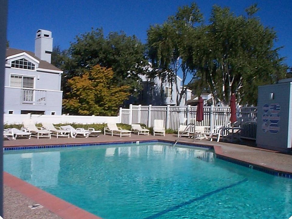 community pool and spa area