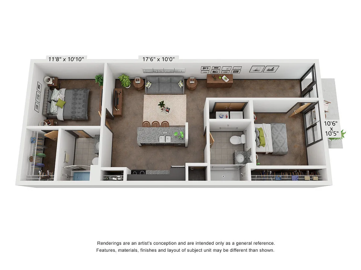 Floor plan 2X2