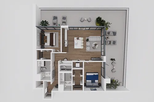 Floor plan B3