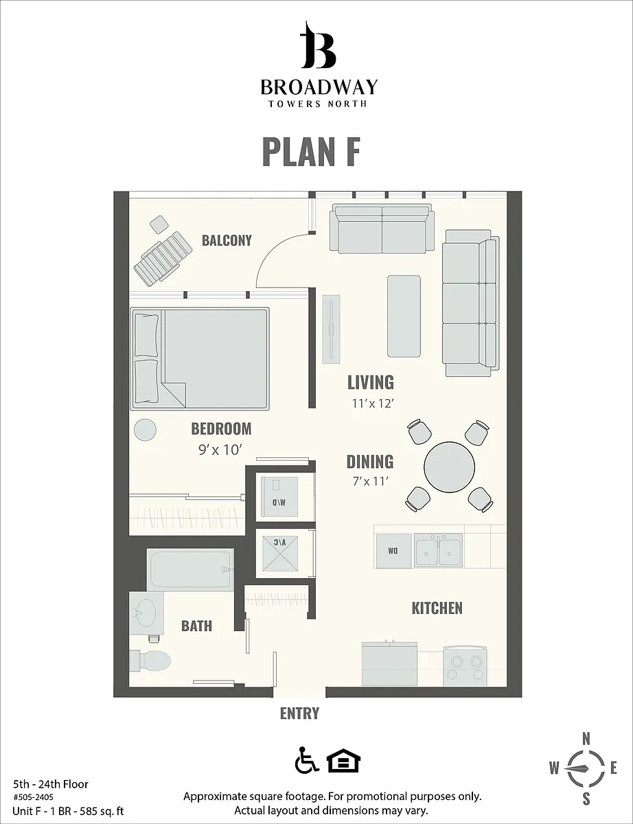 Floor plan Concert F 1x1