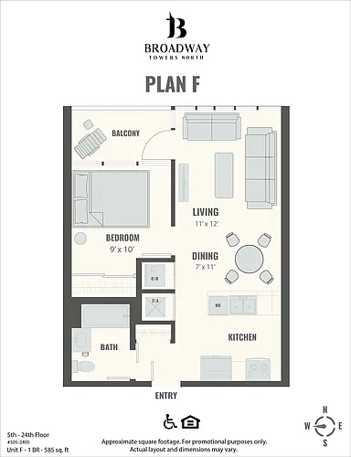 Floor plan Concert F 1x1