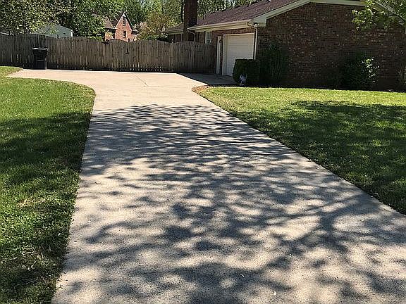 Rear garage