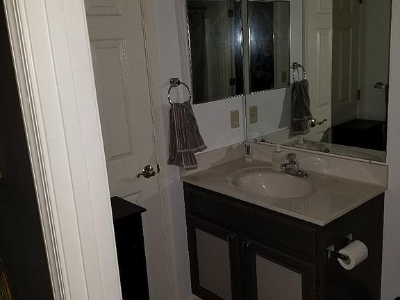 Vanity in Hall Bathroom