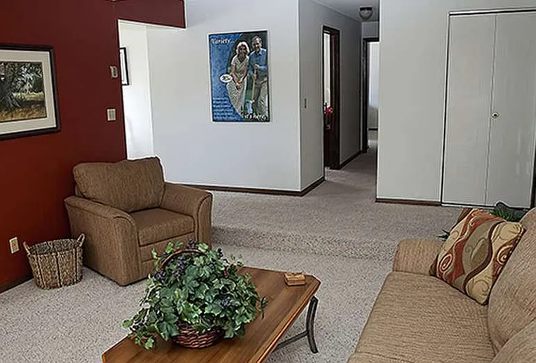 Sunken livingroom