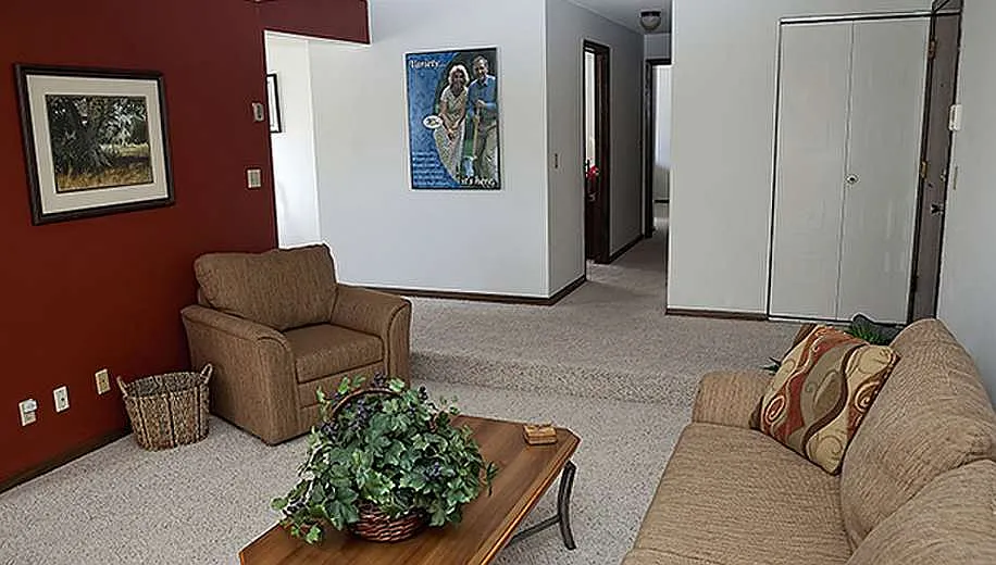 Sunken livingroom