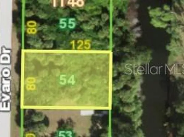 74 EVARO DRIVE LOT 54, PORT CHARLOTTE, FL 33954