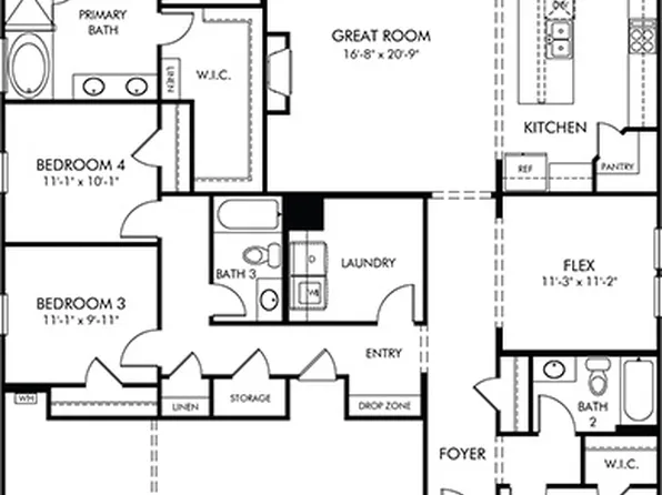Foxwood Plan, Vines at Mill Creek - Legacy Series