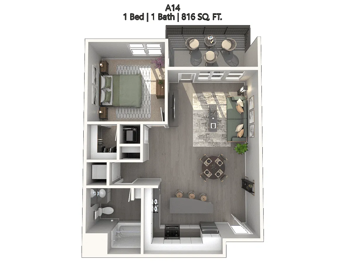 Floor plan A14