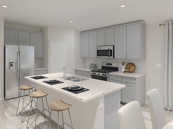 The Allen kitchen with the Elemental 1 interior package.