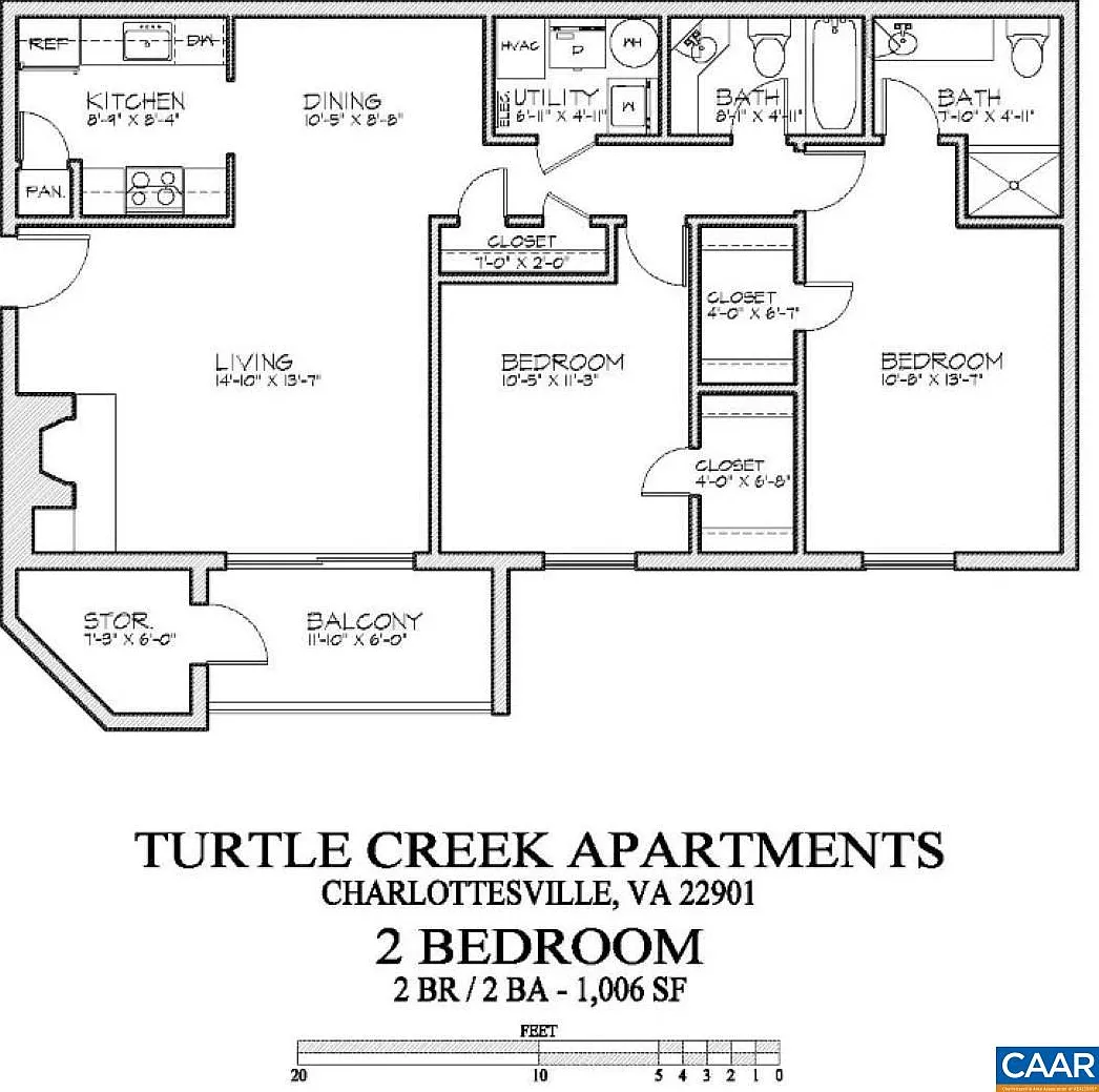 2 bed, 2.0 bath, 979 sqft, $1,600 — Photo 3