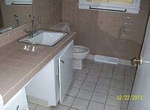 Bathroom with cabinet space