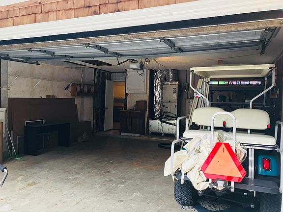 2 car garage and laundry area 
