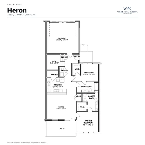 Floor plan Heron