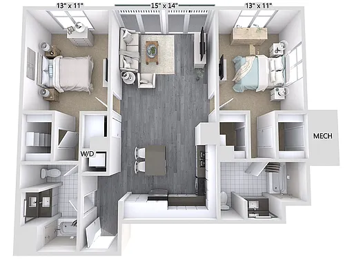 Floor plan B4-1156-mod-isle