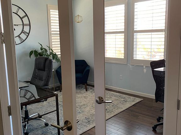 Main floor office with plenty of natural light
