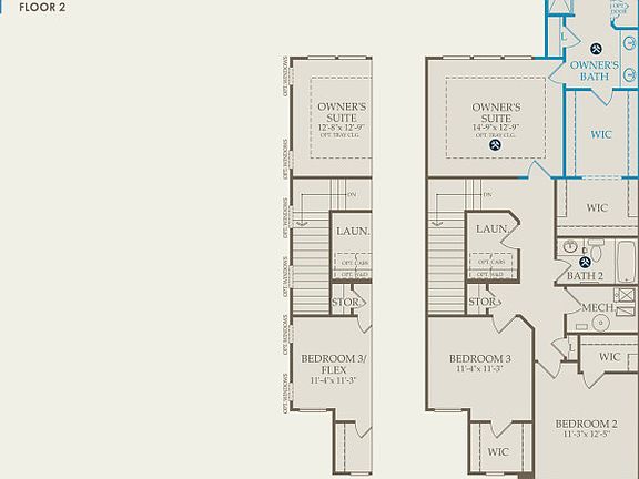 Bowman Floor Plan, Quick Move-In Home, Floor 2