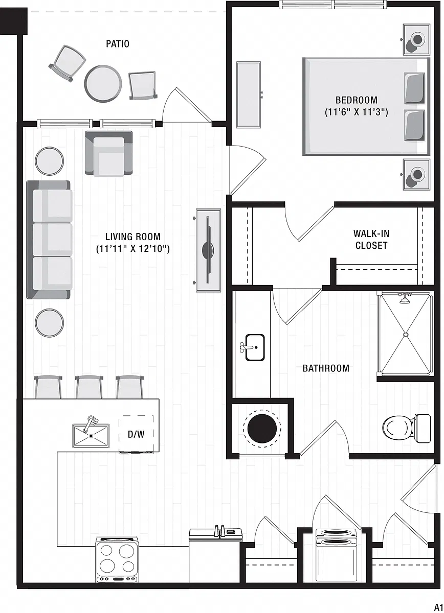 Floor plan A1