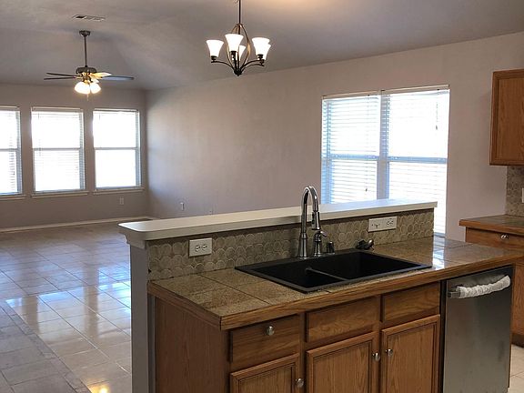 Kitchen facing dinning and living room