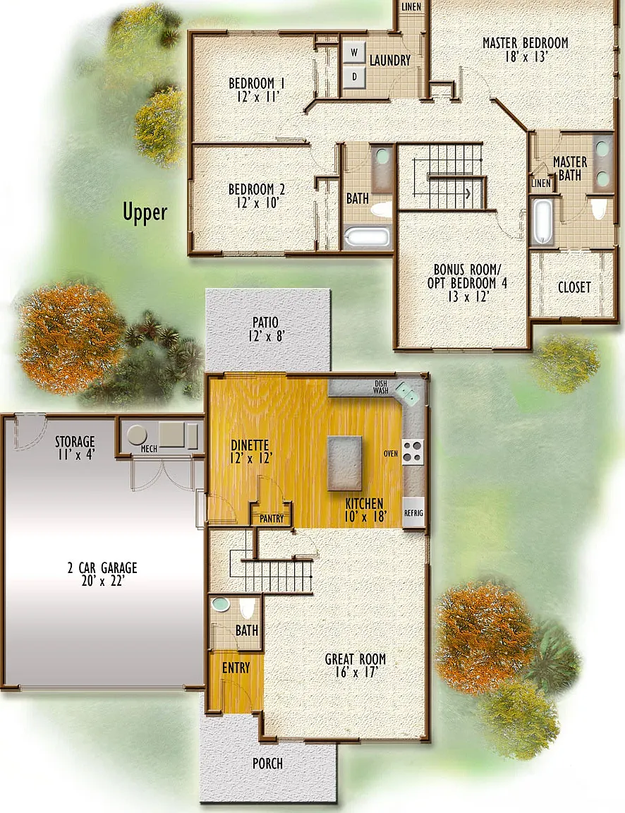 3 bed, 2.5 bath, 1974 sqft, $2,950 — Photo 3